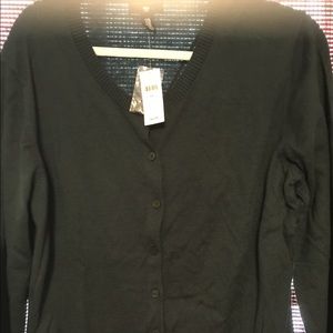 Gap dark green xxl cardigan NWT